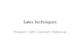 Sales Techniques for Events