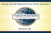 Social Networking for Toastmasters Clubs