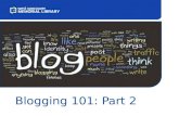 Blogging 101 Session 2