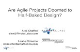 Are Agile Projects doomed to halfbaked design