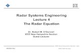 Radar 2009 a  4 radar equation