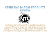 Vardi and migdal products review