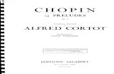 Chopin's 24 Preludes op. 28 - Students Edition By Alfred Cortot