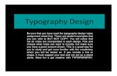 Typography Design examples - murrieta.k12.ca.us Typography Design Be sure that you have read the typography