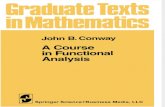 Conway Funct Analysis