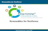 Renewables for Resilience - Energy Exchange 2017-08-29آ  Renewables for Resilience Renewables for Resilience.