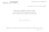 Perceived Job Insecurity and Well-Being Revisited: Towards ... cege/Diskussionspapiere/90.pdfآ  Perceived