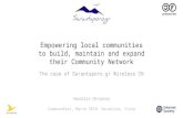 Empowering local communities to build, maintain ... Empowering local communities to build, maintain