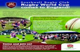 Southwell Rugby Club Rugby World Cup comes to ... Southwell Rugby Club Rugby World Cup games screened