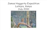James Haggerty Expedition, Kenya July 2010