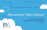 Microservices: What's Missing - O'Reilly Software Architecture New York