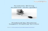 Academic Writing Academic skills guide1 .Academic Writing Academic skills guide1 ... If your assignment