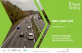 Maps and system to aid their journeys (again, for new journey or amended journey) Context Driving and