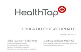 HealthTap Ebola Townhall - Ebola News and Update