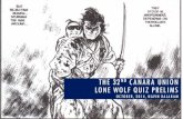 Canara Union 2014 Lone Wolf Quiz -The Prelims
