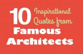 10 Inspirational Quotes from Famous Architects