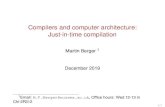 Compilers and computer architecture: Just-in-time mfb21/compilers/slides/16.pdf Compilers and computer