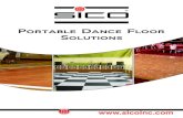 Portable Dance Floor Dance Floor... SICOâ€™ s STARLIGHT II PORTABLE DANCE FLOOR SICOâ€™s CAM-LAM آ®