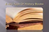 Every Type Of History Books