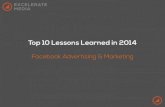 Top 10 Lessons Learned in 2014 Facebook Advertising & Marketing