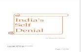 India's Self Denial by F Gautier