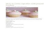 How to Cover Cupcakes With Poured Fondant
