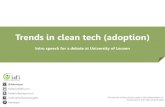 Clean technology and sustainability trends dec 2013
