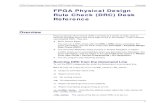 FPGA Physical Design Rule Check (DRC) Desk Reference (7.0)