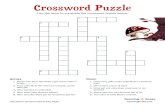 Crossword Puzzle - Beaming Books Crossword Puzzle Use the book to complete the crossword puzzle below.