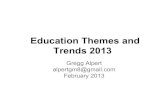 Education technology trends 2013 by gregg alpert