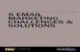 5 Email Marketing Challenges & Solutions