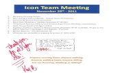 Team Meeting Agenda Notes - Prudential Gary Greene Realtors, The Woodlands TX Nov 29th 2011