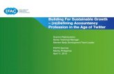Building for Sustainable Growth. (re)Defining the Accountancy Profession in the Age of Twitter