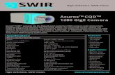 AcurosTM CQDTM 1280 GigE Camera - SWIR Vision Systems Sensor array format 1280 x 1024 Resolution 1.31