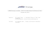 â€œJSW Energy Limited - 2Q FY14 Earnings Conference Callâ€‌ Call/208461_20131026.pdfآ  Amitav Chatterjee: