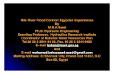 Nile River Flood Control: Egyptian ExperiencesNile River Flood Nile River Flood Control: Egyptian ExperiencesNile