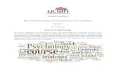 Student Handbook BSc (Hons) Psychology with Psychotherapy ... BSc (Hons) Psychology with Psychotherapy