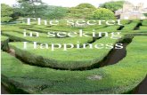 The secret in seeking happiness 2018. 8. 5.آ  1 The secret in seeking happiness The cry of the world