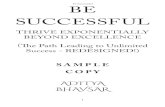Be Successful BE SUCCESSFUL HAPPINESS UNLIMITED 1. THe Secret Of Happiness Is â€œNothingâ€‌ 225 2. Emotion