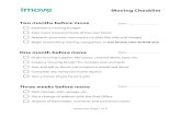 moving checklist (printable) - Moving Companies & Movers ... Moving Checklist imove.com (Page 2 of 3)