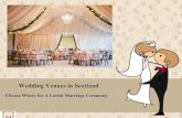 Romantic Wedding Venues in Scotland