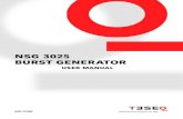 NSG 3025 BurSt GeNerator - Teseq NSG 3025 Burst Generator NSG 3025 BurSt GeNerator uSer maNual. 1 Safety