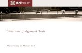 Situational Judgement Tests sjt nl.pdfآ  2012. 5. 30.آ  Kwaliteit van SJTS als testvorm (uit de literatuur):