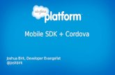 Mobile SDK + Cordova