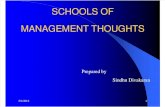 Sindhu- Schools of Mgt Thoughts1
