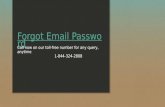 Forgot Email Password