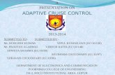 Adaptive cruise control