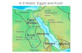6-3 Notes: Egypt and Kush