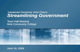 Streamlining Government