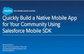 Quickly Build a Native Mobile App for Your Community Using Salesforce Mobile SDK